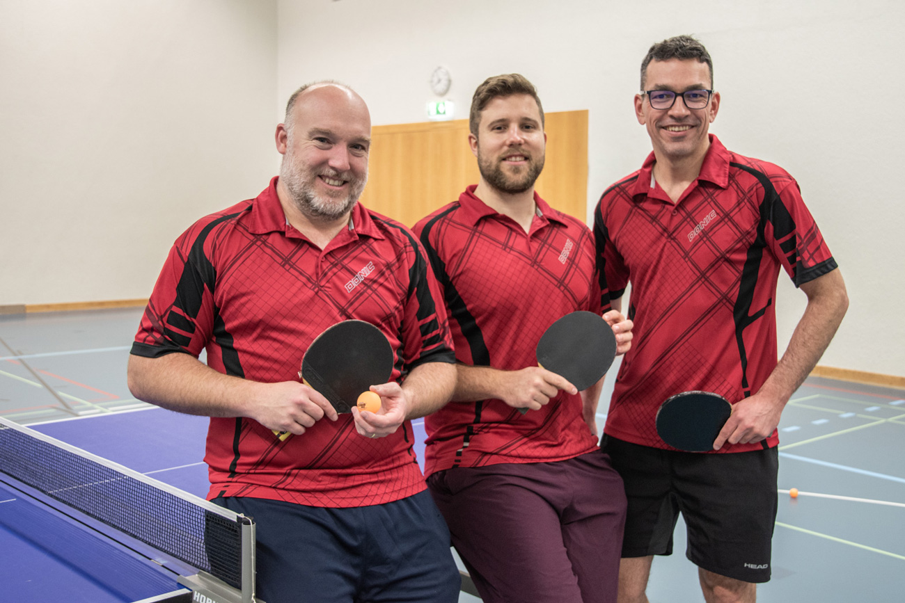 erste Mannschaft Tischtennisclub Steinhausen Teambild